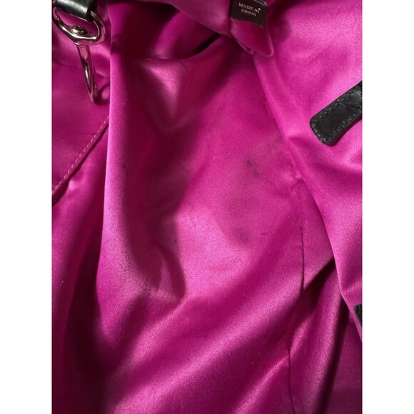 Coach Poppy Tartan Plaid Glamour Glitter Tote Bag Purse F15480 Pinks Purples - Picture 10 of 10